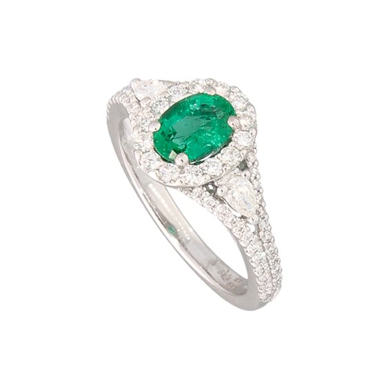 Ring Crivelli Woman SMERALDO in Gold Smeraldo 0.85 Ct 035-VR29087 SM 0.85 - 035-VR29087 SM 0.85